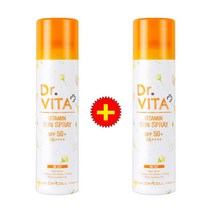 데이셀 닥터비타 비타민 선스프레이 SPF50  PA     2개 (뿌리는 선크림), 2개 [기능성 샘플 증정!], 150ml