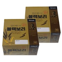 [홍스몰]구수한 보리차(2세트) 쌍계 김동곤 명인명차 블랙보리 국산100프로 식이섬유가 풍부, 김동곤명인 블랙보리차40T X 2개☆