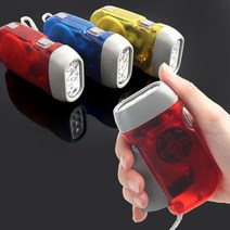 휴대용 자가발전 손전등 후레쉬 랜턴 낚시 캠핑 비상