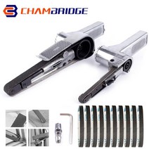 벨트샌더 38quot 에어 공압 에어 앵글 그라인딩 머신(공기 압축기용 샌딩 포함) 샌딩 공압 도구 세트 연마 그라인더, 10개 20-520mm