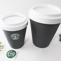 휴지통 스타벅스, 화이트_5L