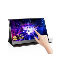 15인치 서브 모니터 4k 터치 옵션 usb HDMI 호환 ips 화면 휴대용 게임 oled 스위치 ps4 용, A, AT156 Touch
