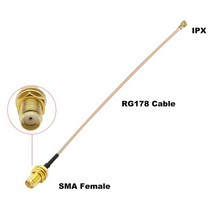 피그 테일 점퍼 여성 . . 케이블 소켓 잭 커넥터 어댑터 라우터, sma 여성 rg178, 20cm