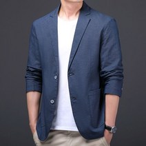 밝은 네이비 남성 세미 정장 데이트 결혼식 슬림핏 면접 복장 상체 비만 통통한 남자 코디 웨딩