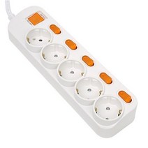 대성 플러스탭 개별 통합형 5구 멀티탭 16A 250V, 2.5m, 5개