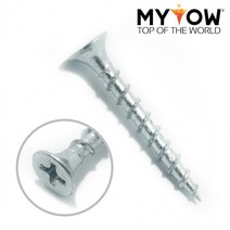 나팔머리 체결 외날피스 15개 가구 석고보드 백색 /마이토우 선반 나사 가정용 목재 부착 방부목 국내, #8Ⅹ38