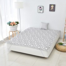 방수매트 패턴 심플 침대 싱글 퀸 킹 슈퍼 사이즈 방수패드 S/SS겸용 (110-200cm)