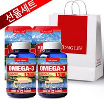 선물세트-통라이프-rTG알티지오메가3골드-1200+비타민D6개월분-2, 단품, 단품