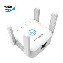 와이파이 티피링크 유 무선 공유기 pixlink 5g wifi repeater wifi, au 플러그, 1200m 2.4g 5g 흰색