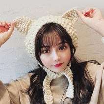 고양이귀도리 사이즈프리/방한귀마개