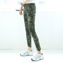 비바조이 F2_6 밀리터리 스판 슬림밴딩팬츠