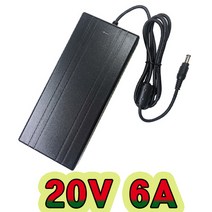 순흥전기 어댑터 20V 6A 접지형(INLET) 6000MA 아답터 아답타 직류전원장치, SH-2060A