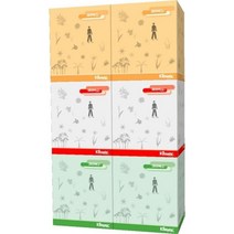 NUNUBITEL_크리넥스 정사각 티슈 100콤비 100매x6개 4개 각티슈 미용 가용각 다용도각 화장지 휴지 소품 가용_NUB누비텔레숍, 옵션이없는_단일품목입니다