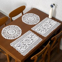 (GTS38020)프렌치 레이스 테이블 러너 4p북유럽풍 식탁러너