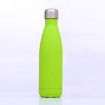 꽃병 식물 정원 장식 스타일 수경 원예 이중 벽 스테인레스 스틸 보온 플라스크 패션 진공 보온병 야외 휴대용 스포츠 음료 물병, 350ml+Olive green