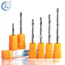 플라스틱/PVC 절단 도구에 대 한 JIALING 3.175mm 1pc 아크릴 커터 카바 이드 밀 Cnc, 22 3.175x3.175x17