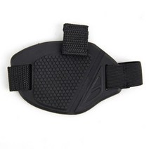 바이스숏부츠 바이크신발 라이딩 보호 오토바이 기어 시프트 패드 조정 가능한 신발 커버 내구성 경량 부츠 액세서리, Black1Pcs