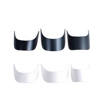 미소털실 모자 챙 뜨개질도구 의류소품, 모자챙 검 (중)