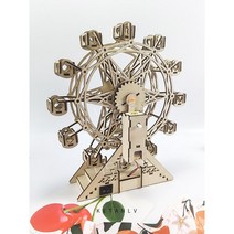 DIY 뮤직 제작 노트 회전목마 수제 만들기 엔틱, 관람차만들기 KIT