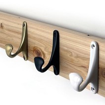 아이베란다 가방걸이 오픈 후크 모자 옷걸이 훅 코트 빈티지 IV, 브로즈