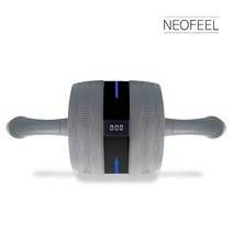 카운터 탑재 국내배송 네오필 AB슬라이드 V2NEO 남자 여자 복근 코어 뱃살빼는운동, 일반용 그레이
