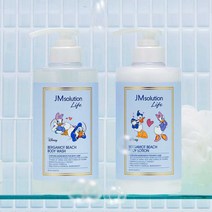 제이엠솔루션라이프 디즈니 베르가못 비치 퍼퓸 바디케어세트 (워시500ml+로션500ml) 시트러스 프레쉬향, 단품