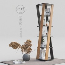 고급 진열장 장식장 거실 수납장 유리 우드장 정리장, D. 호두와 검은 색 2