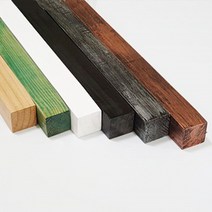 각목 원목 나무 컬러 칼라 우드 목재 각목 재단 절단, 42 x 400, 칼라 각목-화이트