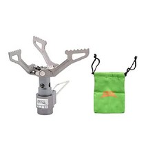 BRS Outdoor BRS-3000T 초경량 티타늄 합금 미니어처 휴대용 피크닉 캠핑 가스 요리 스토브 휴대용 초경량 버너 25g, 1개, 1개