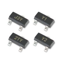 자동차 전방 감지 센서 100PCS S8050 J3Y S8550 2TY SS8050 Y1 SS8550 Y2 SOT23 SMD S9013 J3 SI2301 A1SHB 597EA 3, 2SC1623 L6 100PCS