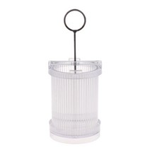 1 조각 원형 플라스틱 촛불 금형 촛불 비누 초콜릿 케이크 만들기 diy 공예 용품에 대 한 기본 홀더와 금형, 115mm, 클리어