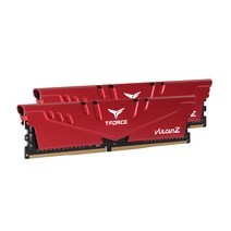 T-Force DDR4-3600 CL18 Vulcan Z Red 패키지 (16GB(8Gx2)) 데스크탑용, 선택없음