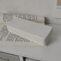 심플한 안경 케이스 화이트 베이지