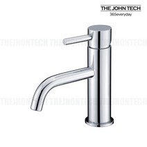 [더죤테크]하프단101C 크롬 욕실원홀수전, 1개