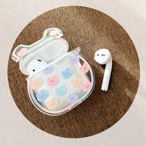 곰돌이 투명 에어팟 2세대 1세대 3세대 실리콘 케이스 에어팟프로케이스 애플 아이팟 에어팟2케이스 아이폰에어팟