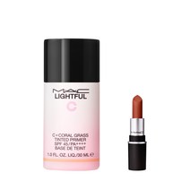 맥 로즈 톤업 멀티 베이스 SPF45 / PA++++ 30ml +미니맥 파우더 키스 립스틱 #마라케쉬-미어 2종 세트