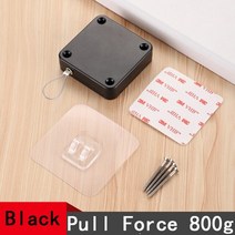 자동폐쇄장치 도어 클로저 펀치없는 소프트 클로저 슬라이딩유리나무 문 500g 800g 1000g 장력, 당기는 힘 800g
