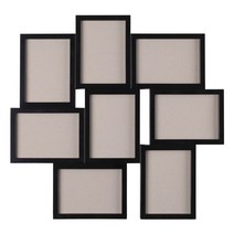 이케아 VAXBO 콜라주 8칸 액자 203.529.11, 블랙