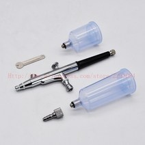 무선고압청소용물총 에어 브러시 스프레이 건 분무기 0.3mm 20cc 미니 자동차 수리 메이크업 페인팅에 적합, 01 0.3MM