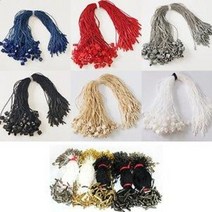 택고리 실고리 택끈 행택고리 택고무줄 실고리핀, 택 고무줄 12cm 흰색(약 200줄)