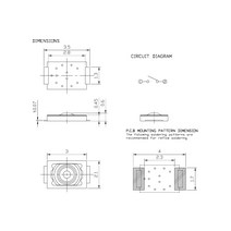 초소형 초저 프로파일 휴대폰 버튼 4 핀 택트 스위치 SMT UType 50 개/5 모델 2x3mm 3x3mm H 0.6mm, [06] 5Models Each 10pcs, [01] 50pcs, 50개