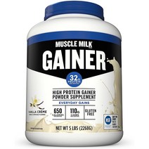 머슬 밀크 게이너 프로틴 파우더 바닐라 2268g Muscle Milk Gainer