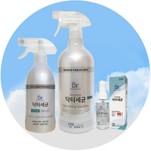 닥터세균 자가격리소독제 소독살균스프레이 60ml 500ml 1L, 무향, 1L 1병