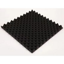 방음판 차음재 시공 방음재 흡음재 스튜디오 어쿠스틱 폼 방음 패널 단열 흡수 처리 벽 개, Black