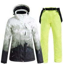 FANSYLI 커플 스키복 방풍 방수 따뜻한 통기성 남녀 스키세트 812호 10A21