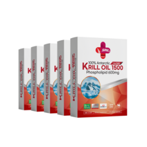 [뉴질랜드직배송] SPH 크릴오일(심혈관 뇌혈관) 1 500mg (인지질 600mg) 30 캡슐 - (1개월분) X5, 1개