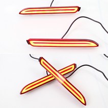 반사판Toyota/Camry/RAV4/Sienna/Venza/Reiz/Innova 용 Lexus IS-F GX470 RX300 1 Pair 자동차 LED 후면 범, 01 2 Functions