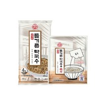 오뚜기 고기리 들기름 막국수 112.5g x 4입 + 육수 300g, 없음