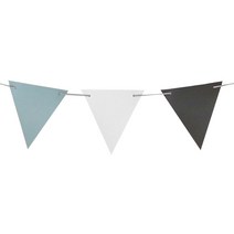 데코토닉 플레인 레더 가랜드, E (민트 + 화이트 + 차콜)