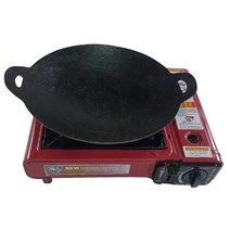 야철대장 들기름으로 길들인 무쇠 그리들 28에서 44cm 야외 캠핑용 국산, 06:길들인 무쇠 그리들 44cm